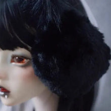 Load image into Gallery viewer, &#39;Snowman&#39; Cat Ears Decorated Earmuffs AlielNosirrah
