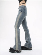 Load image into Gallery viewer, &#39;Soft Cloud&#39; Y2k Distressed Denim Pants AlielNosirrah
