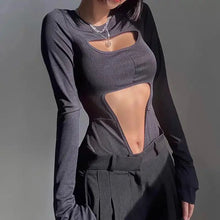 Load image into Gallery viewer, &#39;Sonic&#39; Sexy Tech-wear Cutout Top AlielNosirrah
