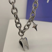Load image into Gallery viewer, &#39;Spooky&#39; Teeth &amp; Star Shape Necklace AlielNosirrah
