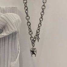 Load image into Gallery viewer, &#39;Spooky&#39; Teeth &amp; Star Shape Necklace AlielNosirrah
