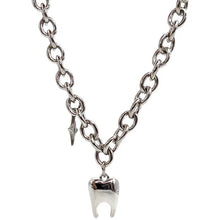 Load image into Gallery viewer, &#39;Spooky&#39; Teeth &amp; Star Shape Necklace AlielNosirrah
