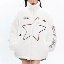 Load image into Gallery viewer, &#39;Star Knows&#39; Star Pattern Zip-Up Jacket AlielNosirrah

