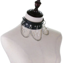 Load image into Gallery viewer, &#39;Star Wish&#39; Chains Punk Metal Choker AlielNosirrah
