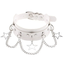 Load image into Gallery viewer, &#39;Star Wish&#39; Chains Punk Metal Choker AlielNosirrah
