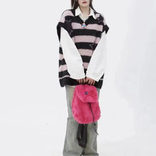 Load image into Gallery viewer, &#39;Starbaby&#39; Grunge Striped Star Detachable Sweater AlielNosirrah
