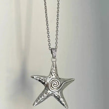 Load image into Gallery viewer, &#39;Starfish&#39; Metal Futuristic Sweater Necklace AlielNosirrah

