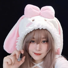 Load image into Gallery viewer, &#39;Stella&#39; Kawaii Lolita Plush Bunny Hat AlielNosirrah
