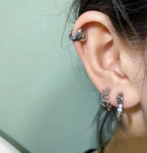 Load image into Gallery viewer, ‘Stigma‘ Heart Shape Rivet Ear Studs AlielNosirrah
