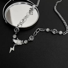 Load image into Gallery viewer, &#39;Storm Cloud&#39;  Alt Titanium Necklace AlielNosirrah
