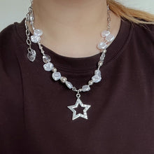 Load image into Gallery viewer, Summer Bummer&#39; Y2k Star &amp; Pear Beads Necklace AlielNosirrah
