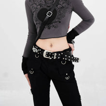 Load image into Gallery viewer, &#39;Teenage Kicks&#39; Punk Bell Shape Belt Pants AlielNosirrah
