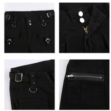 Load image into Gallery viewer, &#39;Teenage Kicks&#39; Punk Bell Shape Belt Pants AlielNosirrah
