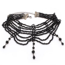 Load image into Gallery viewer, &#39;Temptation&#39; Goth Multi-layers Chokers AlielNosirrah
