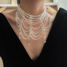 Load image into Gallery viewer, &#39;Temptation&#39; Goth Multi-layers Chokers AlielNosirrah
