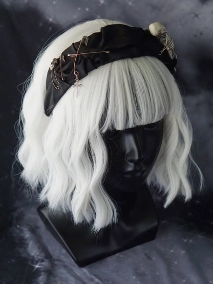 'The Addams Family' Goth Skull Decor Headband AlielNosirrah