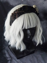Load image into Gallery viewer, &#39;The Addams Family&#39; Goth Skull Decor Headband AlielNosirrah
