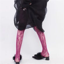 Load image into Gallery viewer, &#39;Totem&#39; Pastel Lace Hollow-out Tights AlielNosirrah
