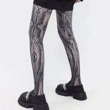 Load image into Gallery viewer, &#39;Totem&#39; Pastel Lace Hollow-out Tights AlielNosirrah
