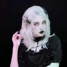 Load image into Gallery viewer, &#39;Trapped&#39; Dark Goth Spider Shape Hair Pins AlielNosirrah
