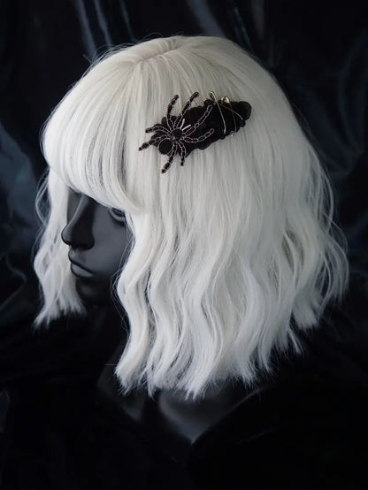 'Trapped' Dark Goth Spider Shape Hair Pins AlielNosirrah
