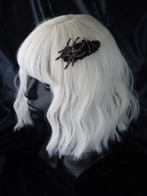 Load image into Gallery viewer, &#39;Trapped&#39; Dark Goth Spider Shape Hair Pins AlielNosirrah
