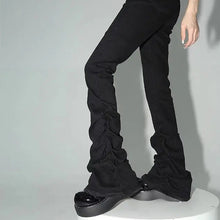 Load image into Gallery viewer, &#39;Trust Issue&#39; Punk Drawstring Bell- Bottom Pants AlielNosirrah
