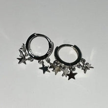 Load image into Gallery viewer, &#39;Twinkle&#39; Star Pendants Grunge Ear Hoop Earrings AlielNosirrah
