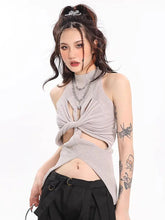 Load image into Gallery viewer, &#39;Twisted Zone&#39; Tech-wear Hollow Out Cami Top AlielNosirrah
