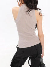 Load image into Gallery viewer, &#39;Twisted Zone&#39; Tech-wear Hollow Out Cami Top AlielNosirrah

