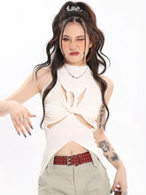Load image into Gallery viewer, &#39;Twisted Zone&#39; Tech-wear Hollow Out Cami Top AlielNosirrah
