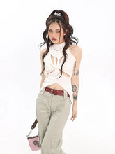 Load image into Gallery viewer, &#39;Twisted Zone&#39; Tech-wear Hollow Out Cami Top AlielNosirrah
