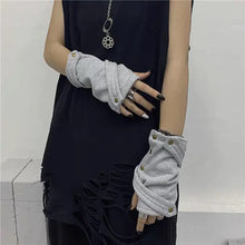 Load image into Gallery viewer, &#39;Universe&#39; Tech-wear Short Wrap Up Gloves AlielNosirrah
