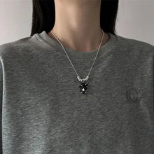 Load image into Gallery viewer, &#39;Unscrupulous&#39; Matte Heart Snake Chain Necklace AlielNosirrah
