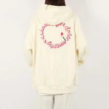 Load image into Gallery viewer, &#39;Unspet&#39; Heart-print Embroidered Fleece Hooded Sweatshirt AlielNosirrah
