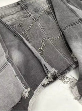 Load image into Gallery viewer, &#39;Vanishing&#39; Grunge Ripped Irregular Hem 3pcs Set AlielNosirrah
