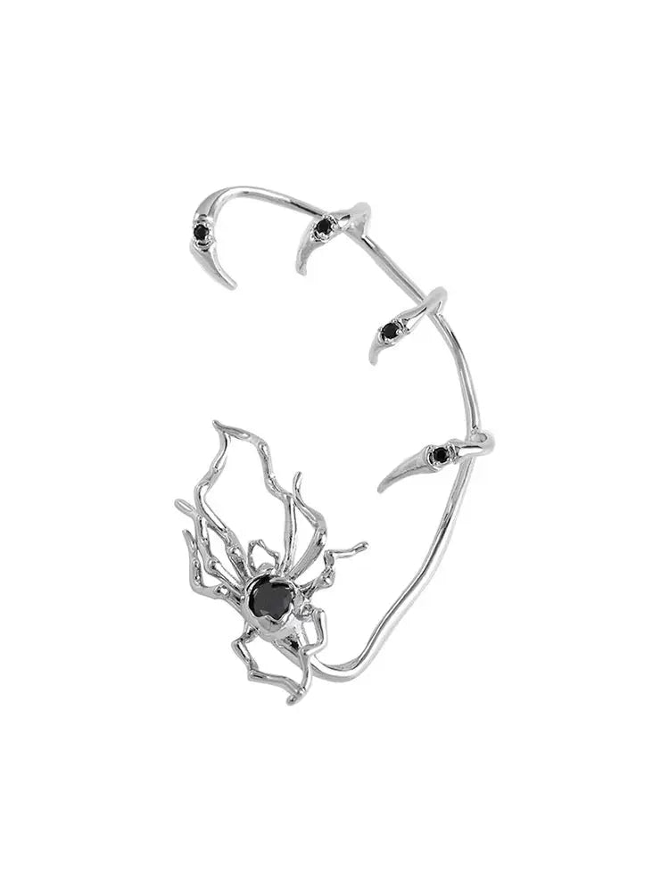'Venom' Goth Spider Shape Ear Cuff AlielNosirrah