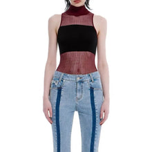 Load image into Gallery viewer, &#39;Vessel&#39; Knitted Turtleneck Halter Top AlielNosirrah

