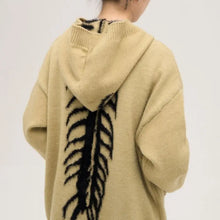 Load image into Gallery viewer, &#39;Vine&#39; Spine Knit Sweater Hoodie AlielNosirrah
