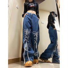 Load image into Gallery viewer, &#39;Voodoo&#39; Grunge Oversized High Waisted Pants AlielNosirrah
