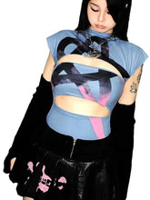 Load image into Gallery viewer, &#39;Waves&#39; y2k Blue Gradient Cutout Tank Top AlielNosirrah
