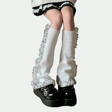 Load image into Gallery viewer, &#39;Wavy&#39; Y2k Solid Ruffle Leg Warmer AlielNosirrah
