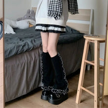 Load image into Gallery viewer, &#39;Wavy&#39; Y2k Solid Ruffle Leg Warmer AlielNosirrah
