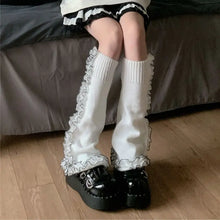 Load image into Gallery viewer, &#39;Wavy&#39; Y2k Solid Ruffle Leg Warmer AlielNosirrah
