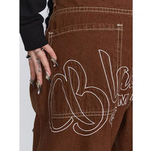 Load image into Gallery viewer, &#39;West Coast&#39; Star Print Oversized Jeans Pants AlielNosirrah
