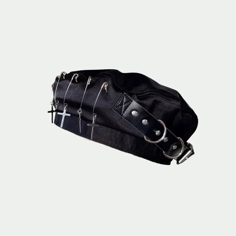 'Whirlwind' Cross Punk Y2K Beret AlielNosirrah