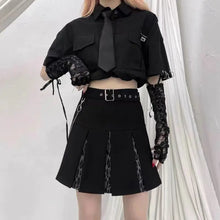 Load image into Gallery viewer, &#39;Wild Animals&#39; Cheetah Pleated Skirt AlielNosirrah
