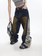 Load image into Gallery viewer, &#39;Wild Dreams&#39; Grunge Ripped Oversized Jeans Pants AlielNosirrah
