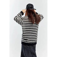 Load image into Gallery viewer, &#39;XOXO&#39; Grunge Stripped Zip Up Hoodie AlielNosirrah
