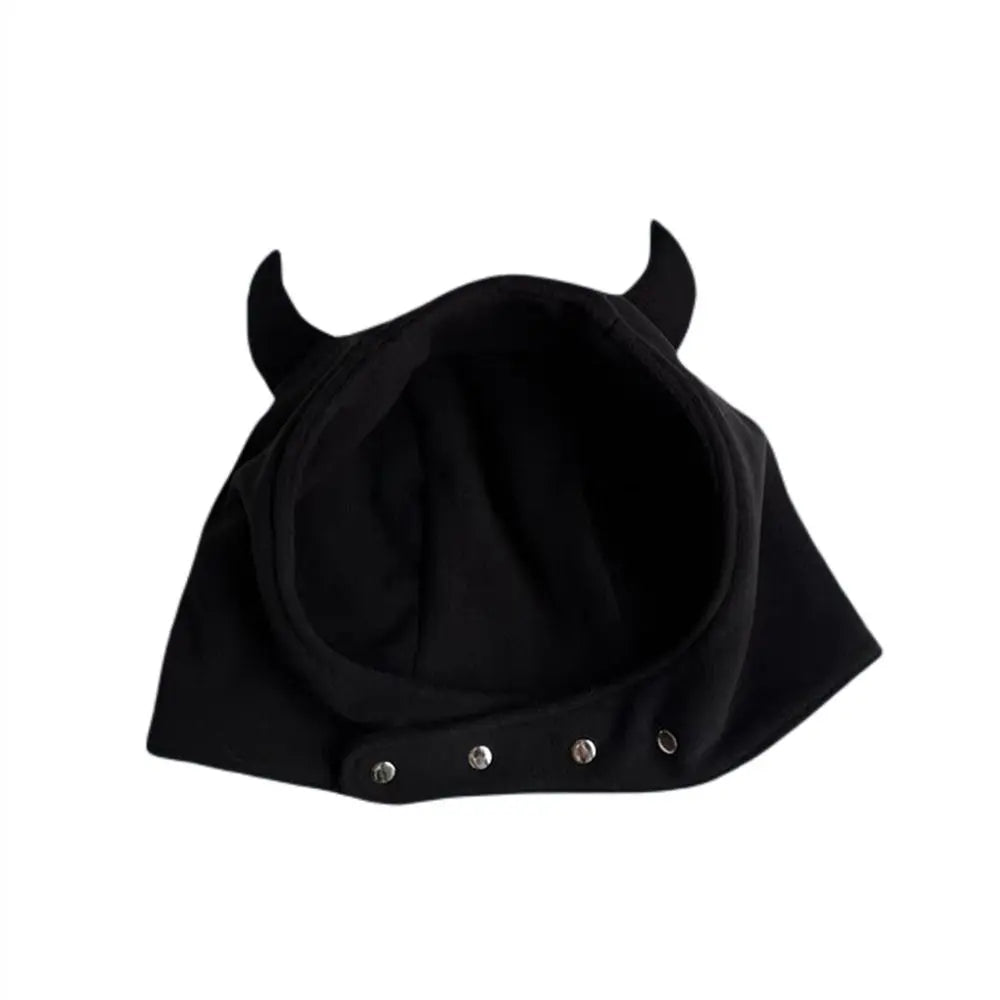 'crafty' little devil horn plush hat AlielNosirrah